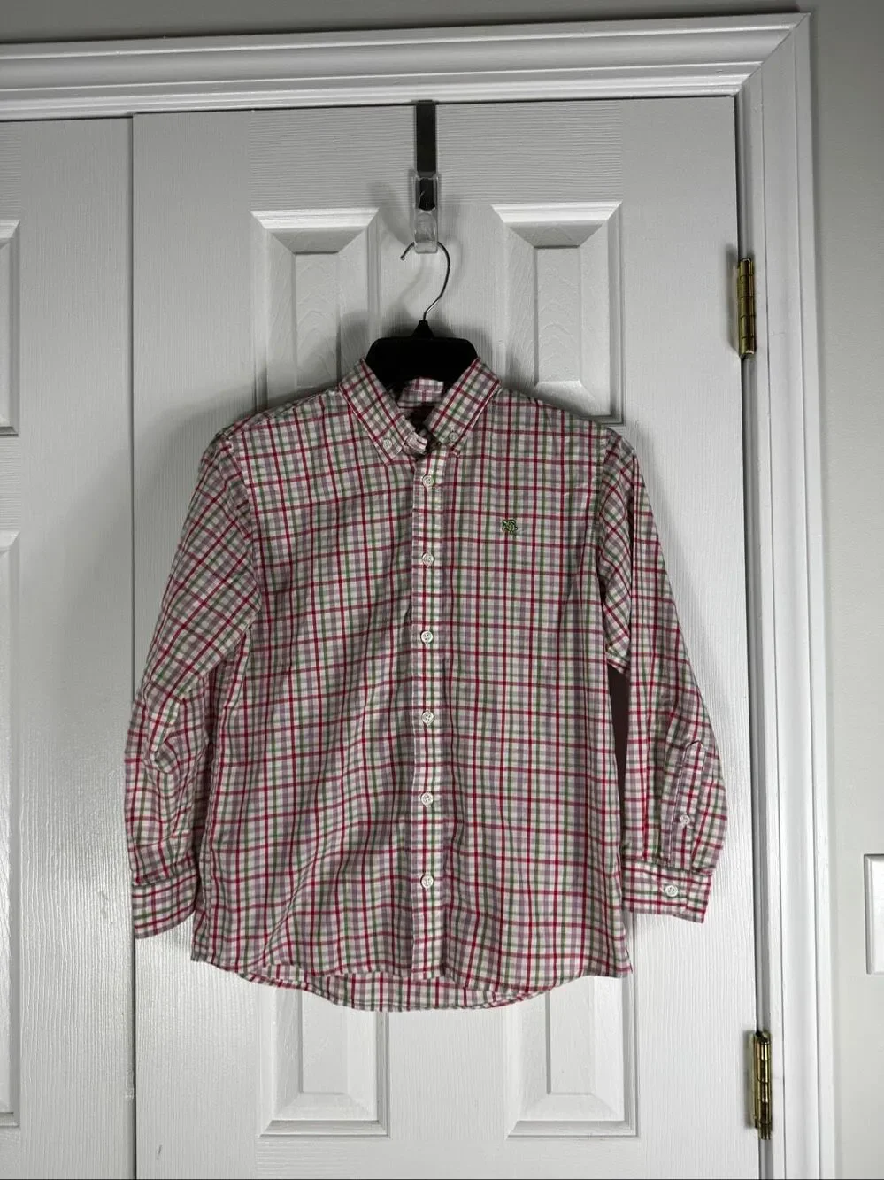 J Bailey Boys Roscoe Button Front Shirt Size 8